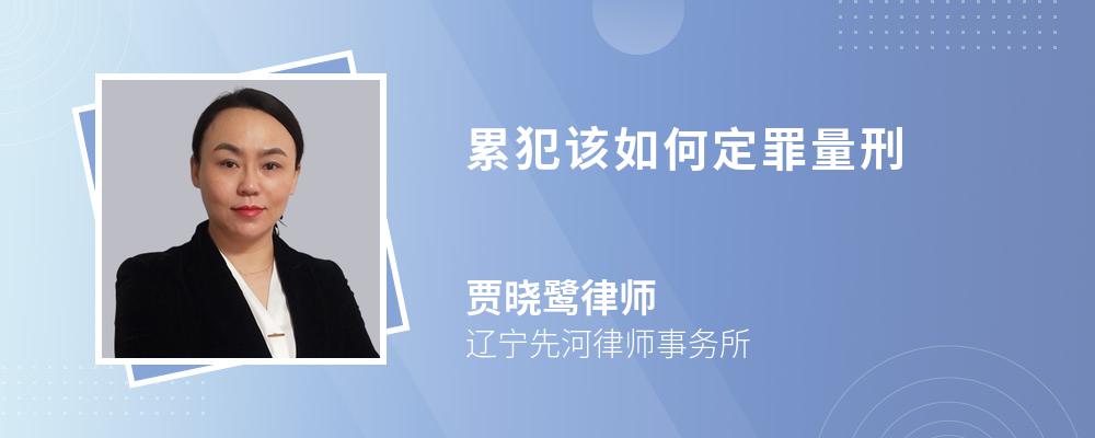 累犯该如何定罪量刑 累犯该如何定罪量刑